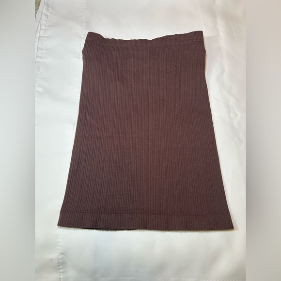 Bebe Ribbed Tube Top – Brown (P/S) - Picture 5 of 6